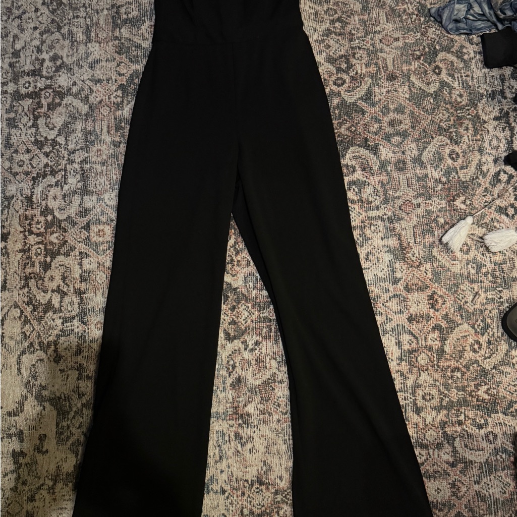 White House, Black Market Strapless Jumpsuit